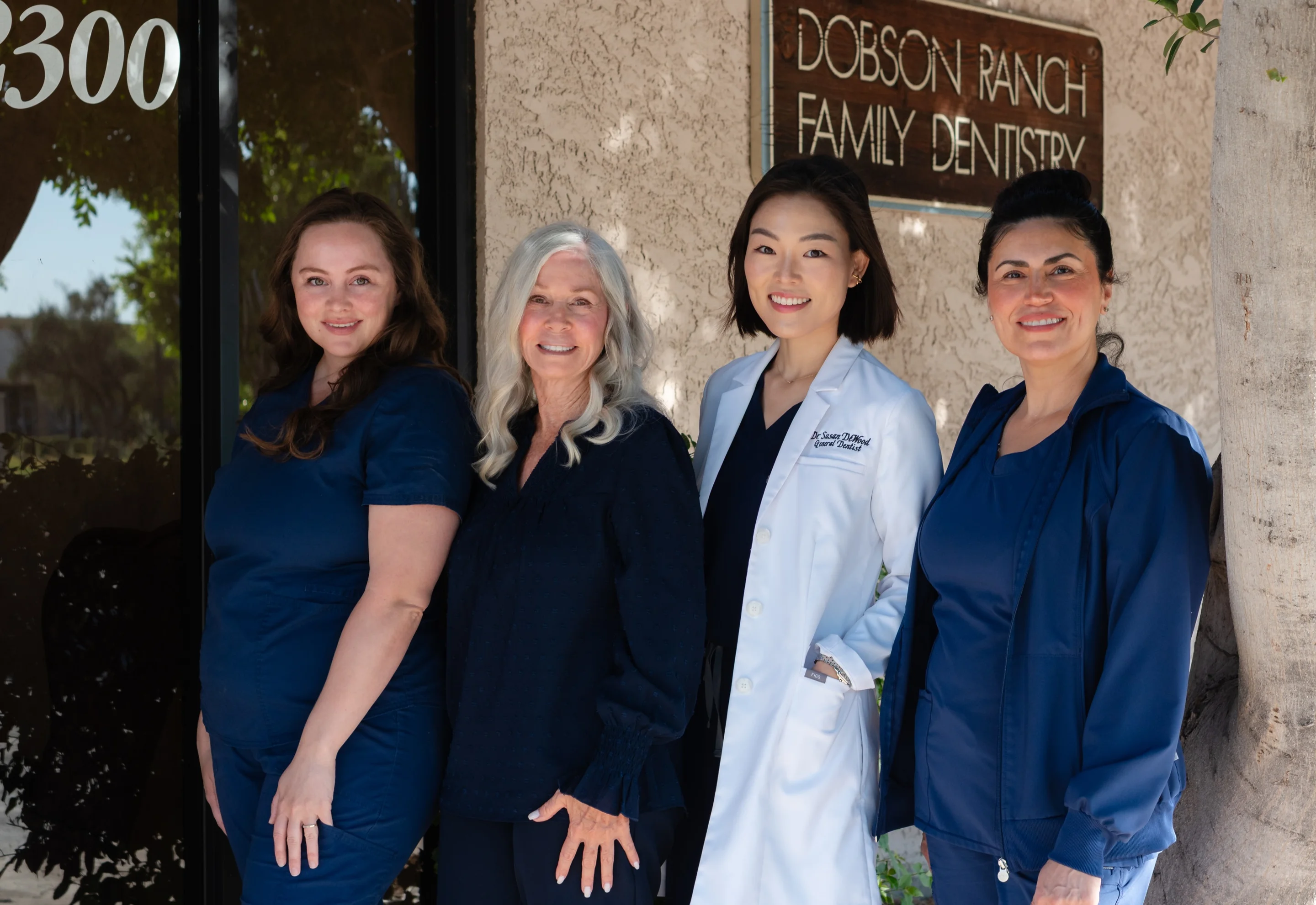 The clinical team at Dobson Ranch Family Dentistry in Mesa, Arizona.